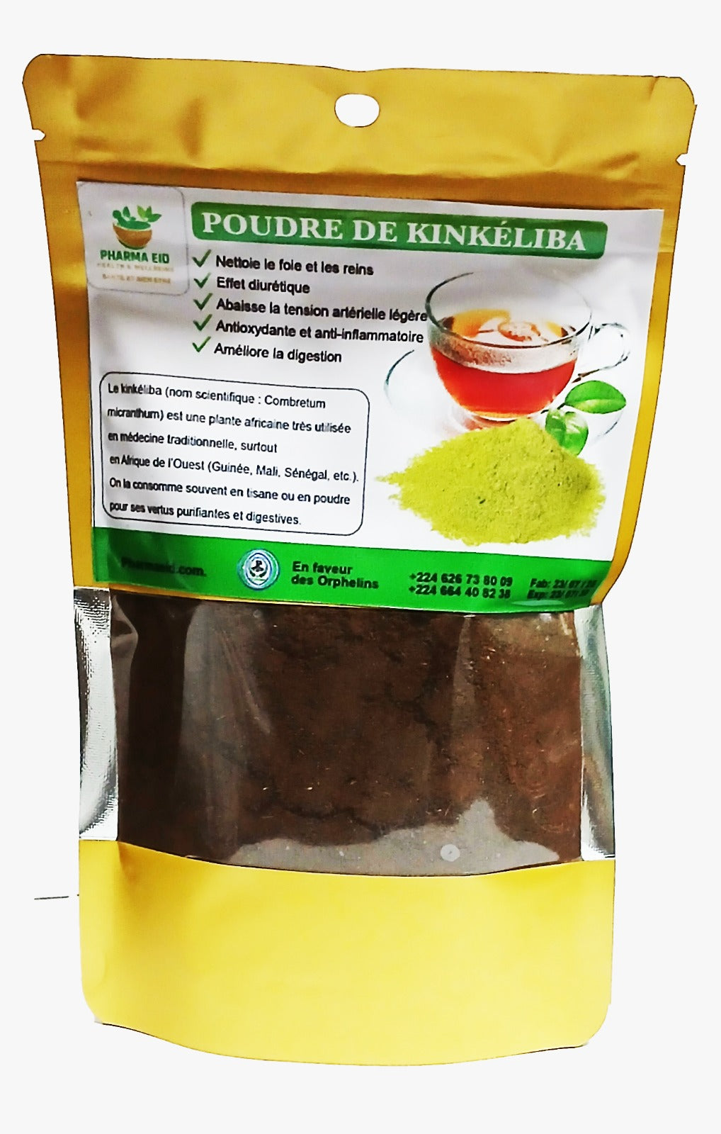 PF93 - Kinkeliba en Feuilles Naturelles – Infusion Détox et Bienfaits Traditionnels