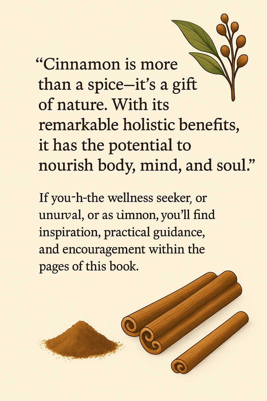 LM15-- The Healing Power of Cinnamon: Natural Medicine for Body, Mind & Soul
