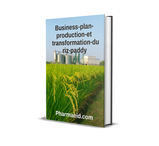 L066-Business Plan – Production et Transformation du Riz Paddy en Riz de Consommation (Guide complet du montage du projet de riz)