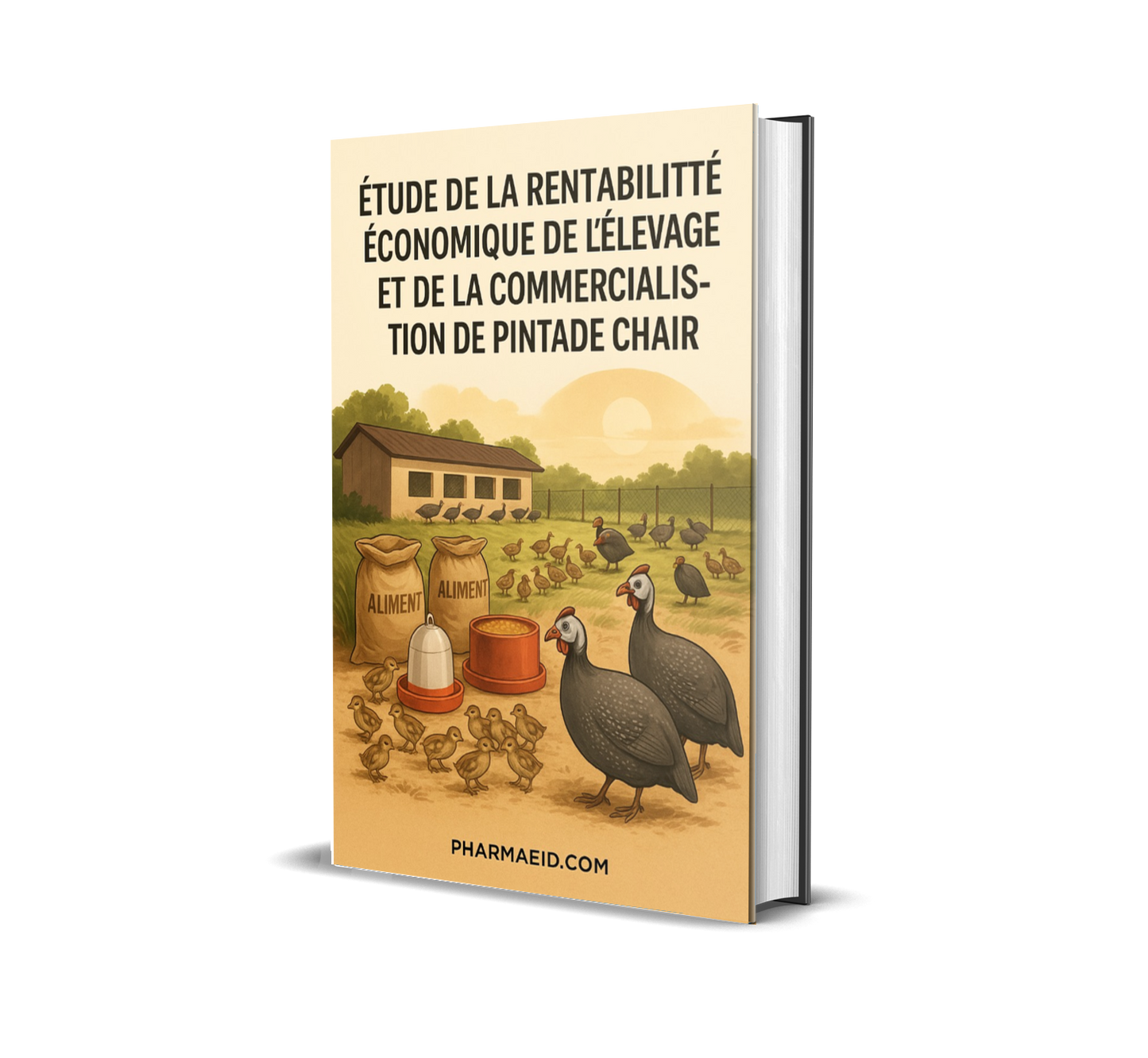 L054-Projet Pintade de Chair – Guide Pratique pour un Élevage Rentable