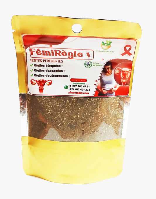 PP111-FémiRègle™ – Infusion Naturelle pour le Bien-Être Féminin et l'Équilibre du Cycle Menstruel