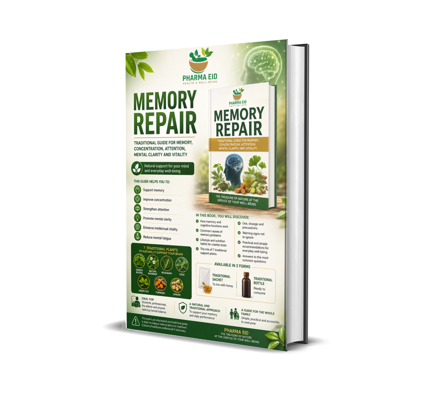 Memory Repair — Traditional Guide for Memory, Concentration and Mental Clarity