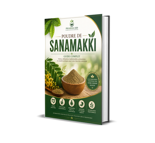 Poudre de Sanamakki – Guide Complet | Bienfaits, Utilisation, Transit Intestinal & Digestion | Pharma Eid